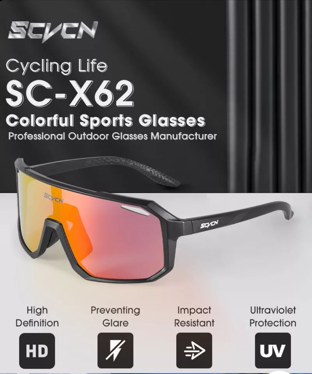 Okulary przeciwsłoneczne MTB Rower Sport POC style