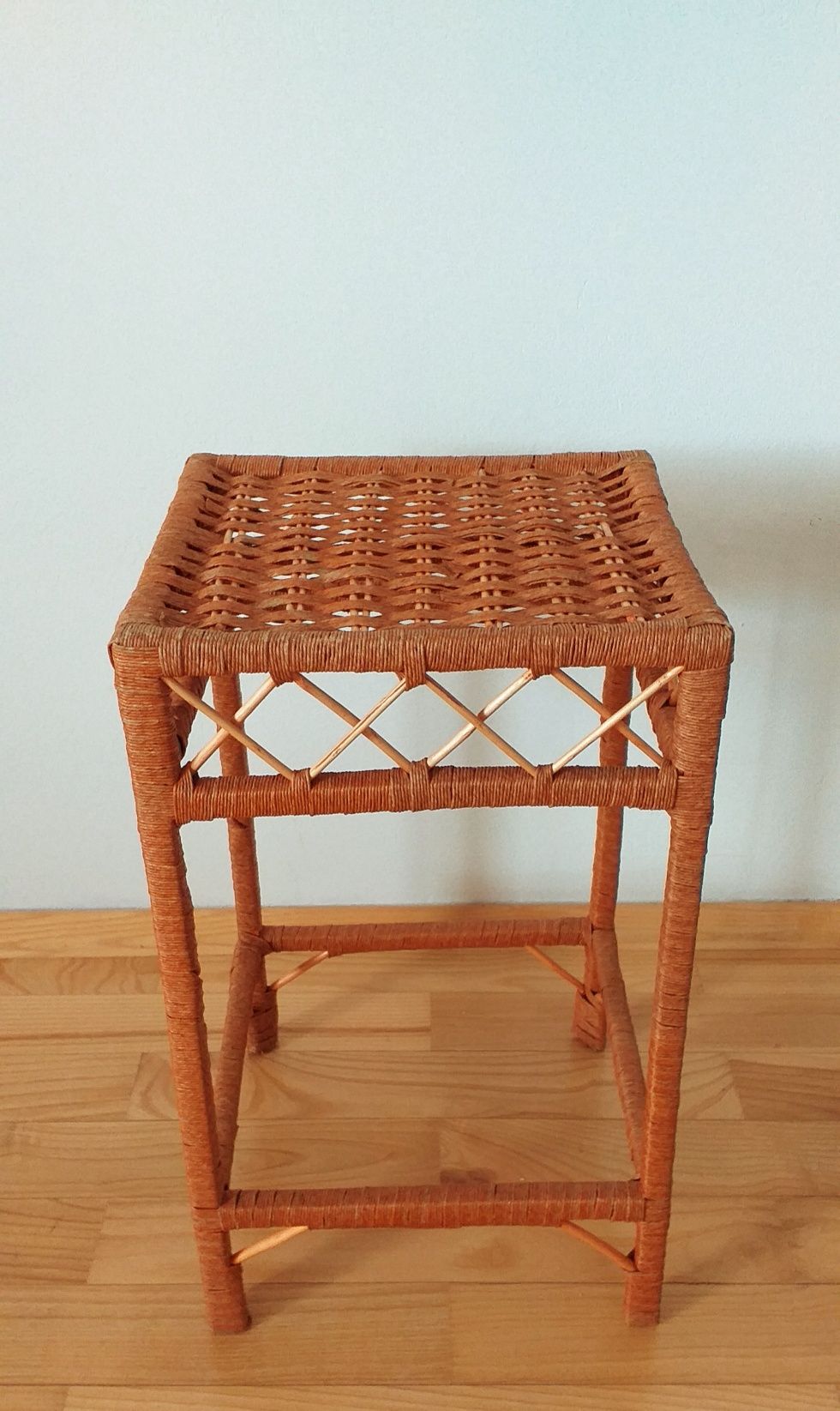 etażerka boho etażerka rattan półka rattanowa etażerka vintage