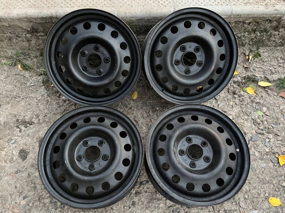 Диски R16 железные 5 114.3 Hyundai Renault Nissan залізні металеві