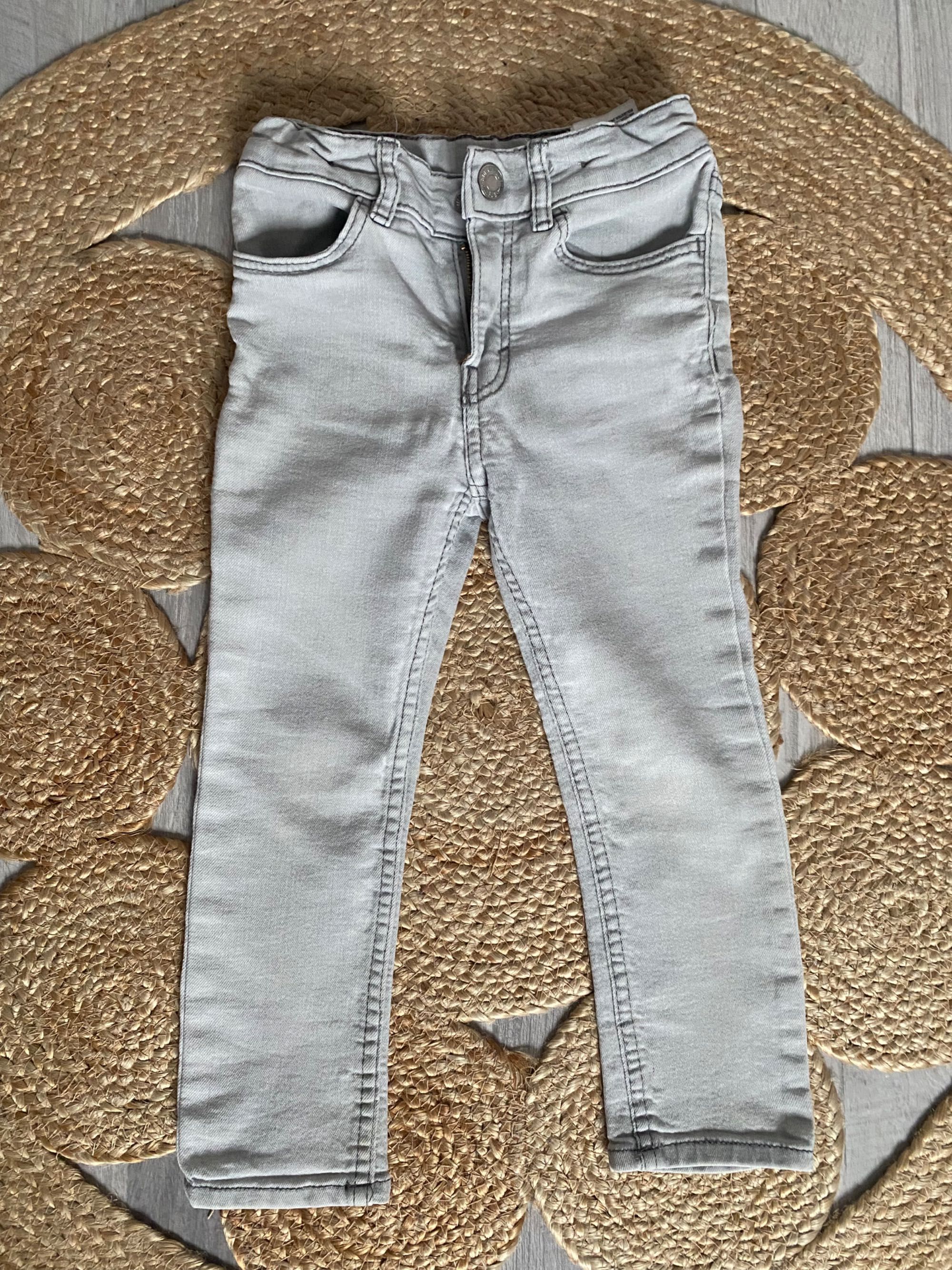 Jeansy spodnie skinny H&M