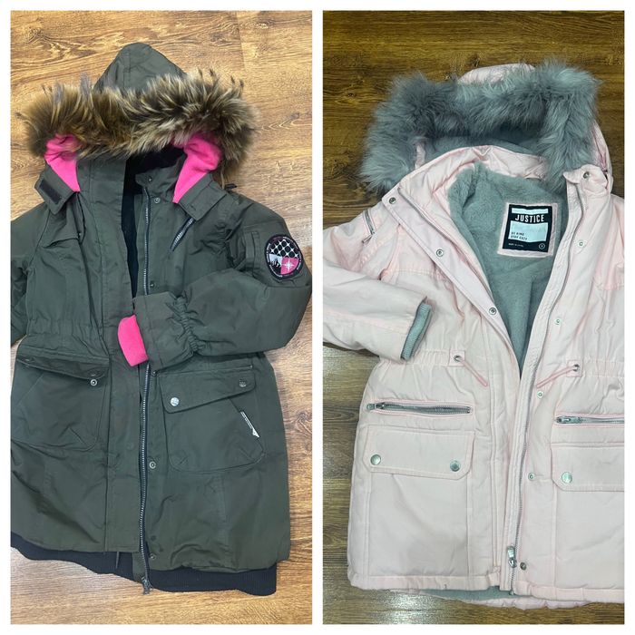 Зимова парка пальто для дівчинки 10-11 років