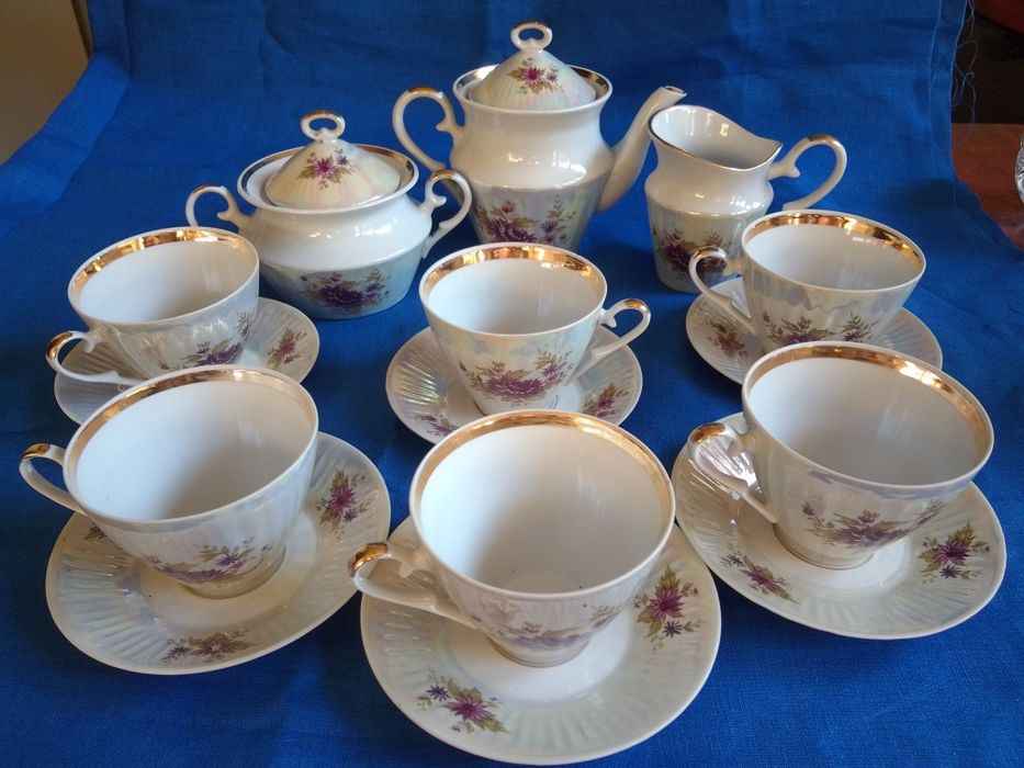 Фарфоровый чайный сервиз Барановка