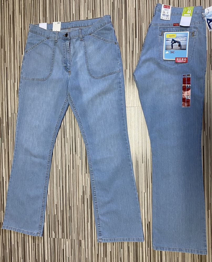 Spodnie damskie jeans 34/31 pas 88 cm komplet 2 sztuki nowe Wrangler