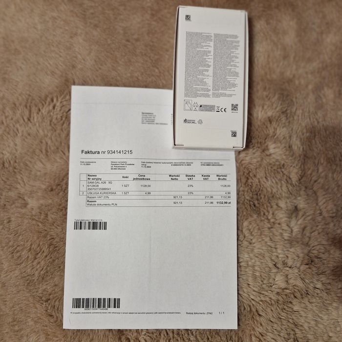 Samsung Galaxy A26 5G NOWY!