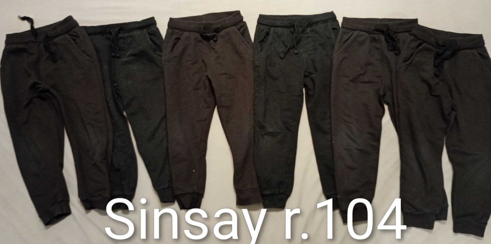 11 par spodni 104 Sinsay,adidas,Primark