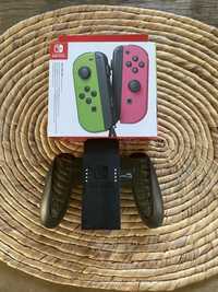 Joy con + grip ladujacy nintendo Switch