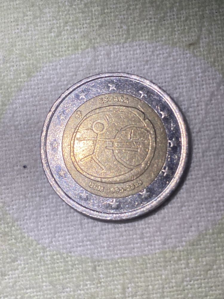 Moeda rara 2€ Espanha 1999/2009