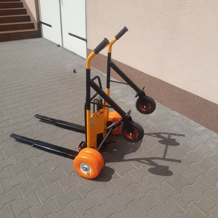 Wózek do transportu dmuchańca hydrauliczne podnoszenie