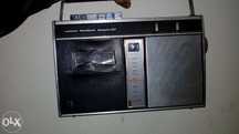 Radio national panasonic antigo AM com microfone