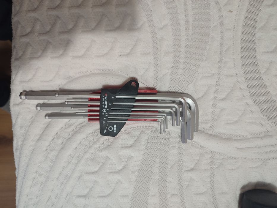 Klucze imbusowe wurth nowe