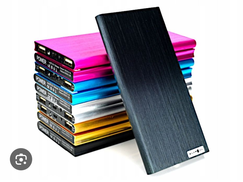 Powerbank płaski 8000 mAh alu