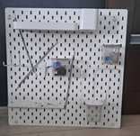 Organizer na scianę, tablica perforowana Ikea 76x56 plus akcesoria