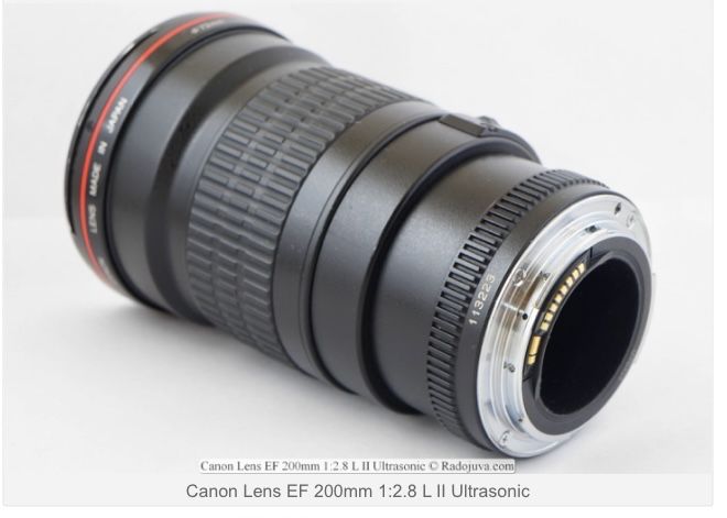 Canon Lens EF 200mm 1:2.8 L II Ultrasonic