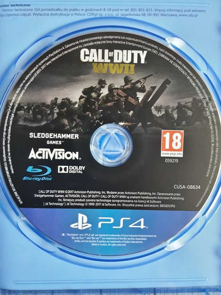 Gra Call of Duty WW2 Polska Wersja PS4/PS5 Playstation