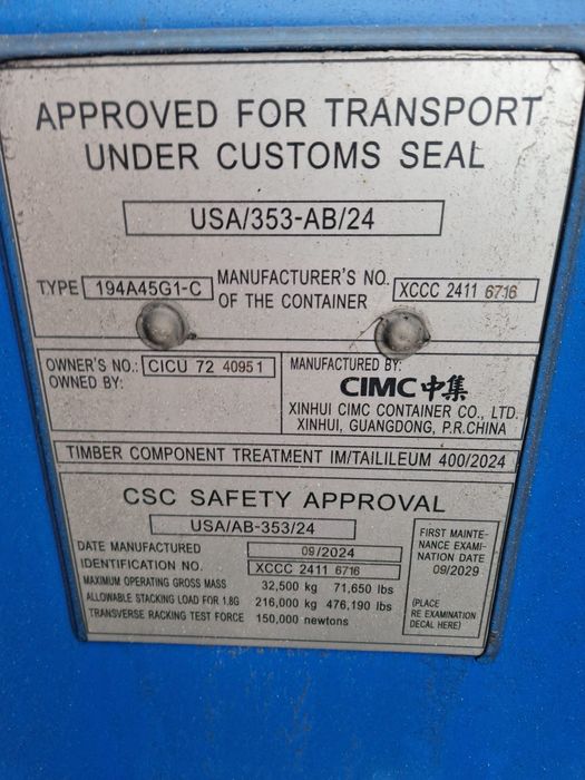 Kontener morski kontenery magazynowe magazyn  20 40 6m 12m