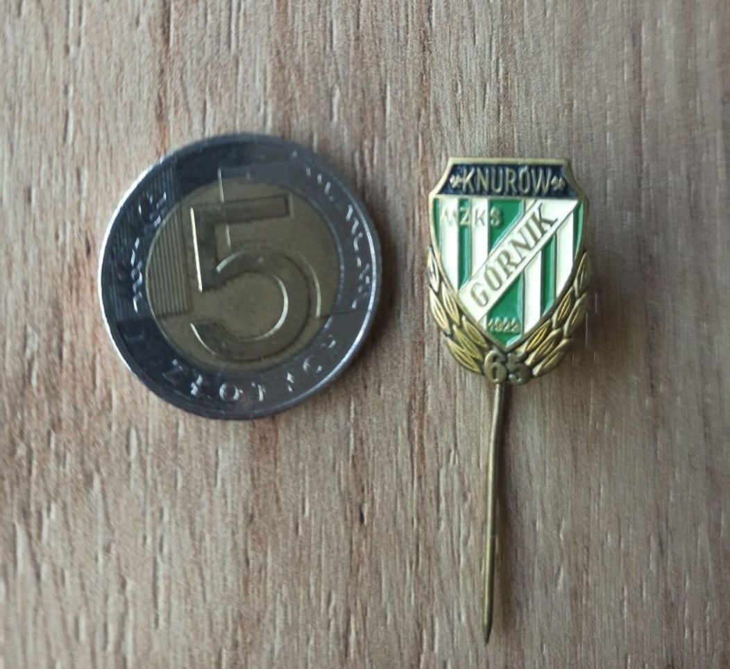 Odznaka kolekcjonerska Górnik Knurów piłka nożna