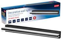 Kinkiet dekoracyjny 2 sztuki Activejet AJE-MERO 2 Black IP44