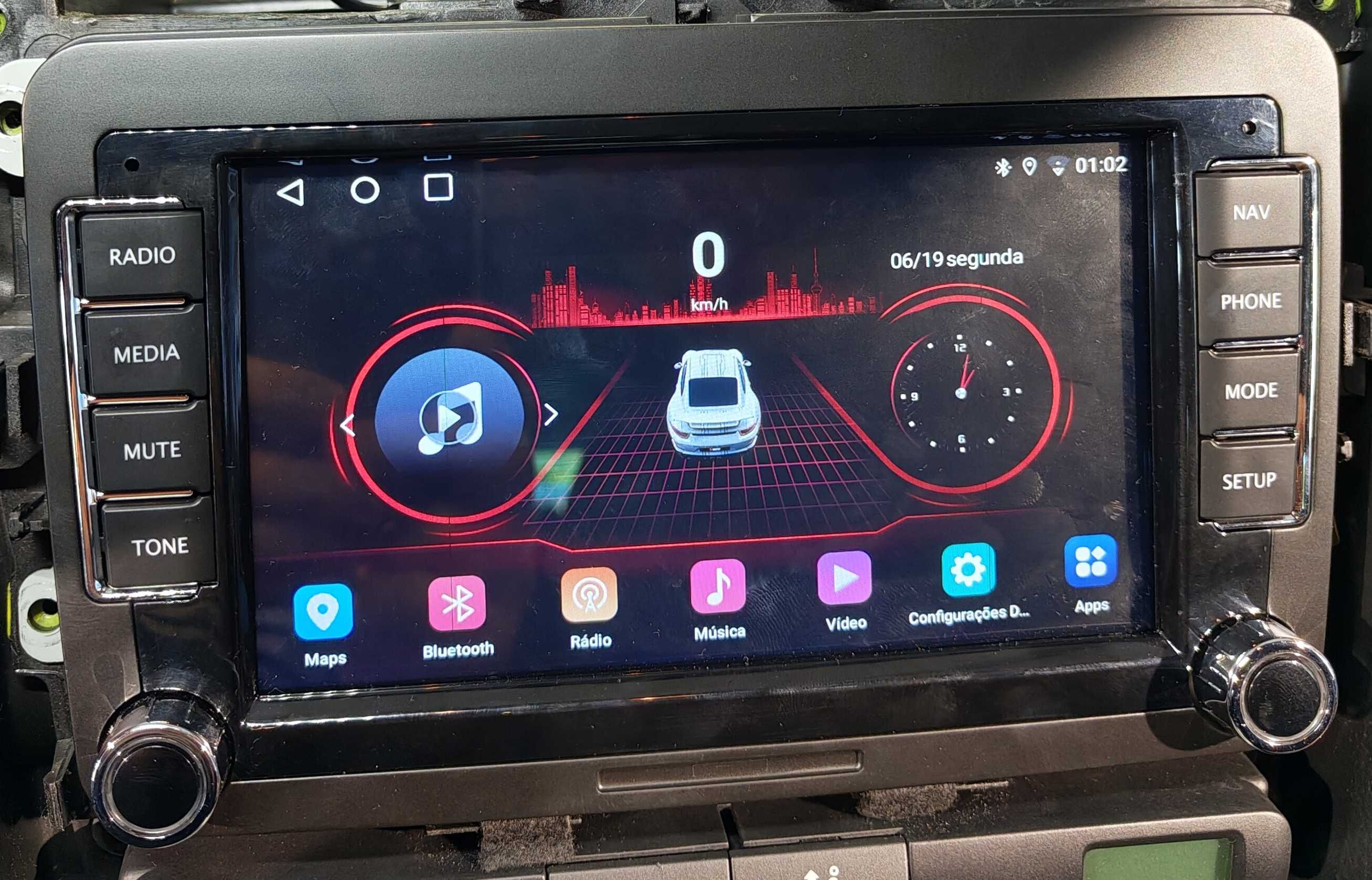 Rádio Android Auto VW