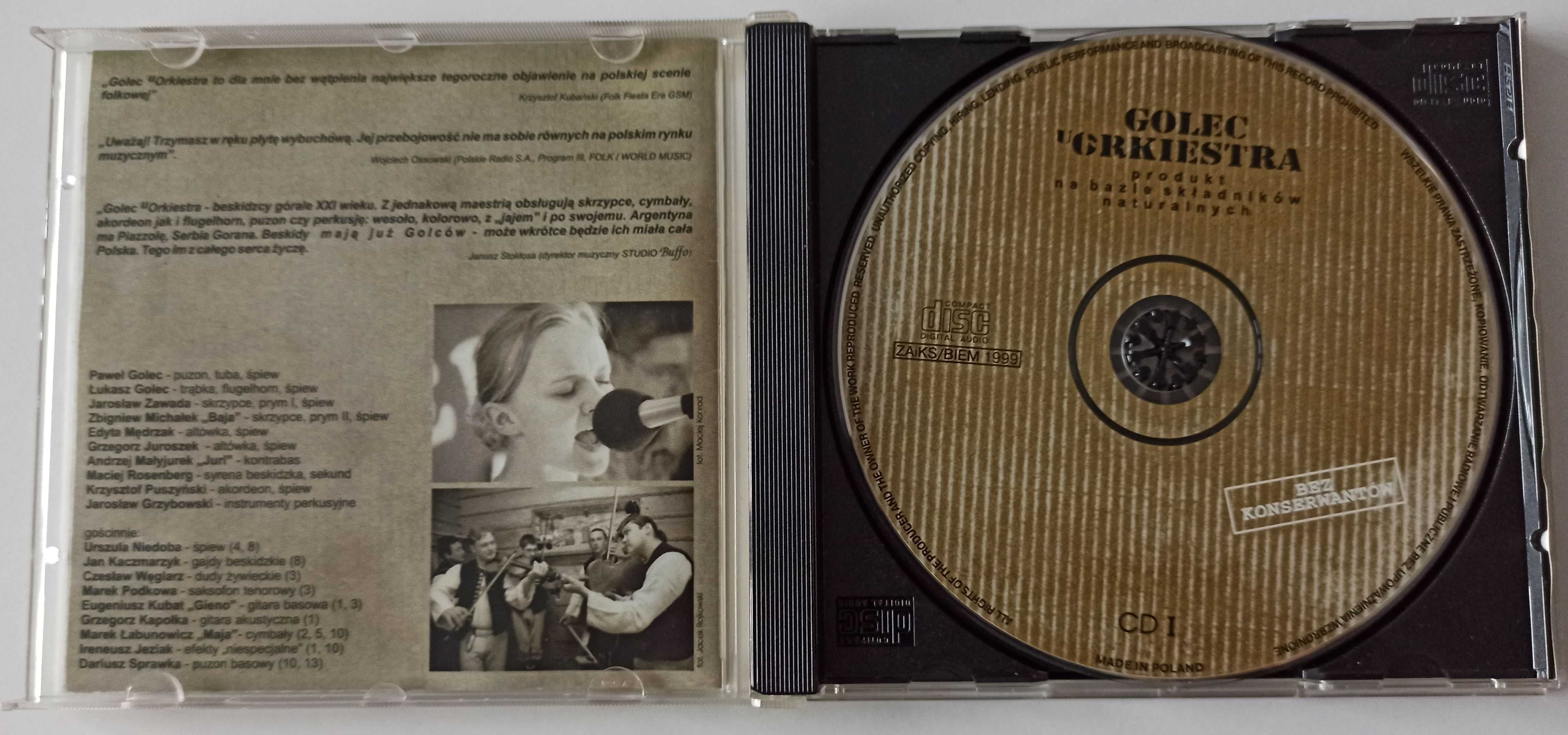 Golec uOrchestra - 1 - debiutancka płyta CD muzyka góralska