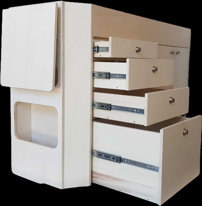 Szafka kuchenna do campervana: Ducato, Boxer, Jumper, meble do kampera