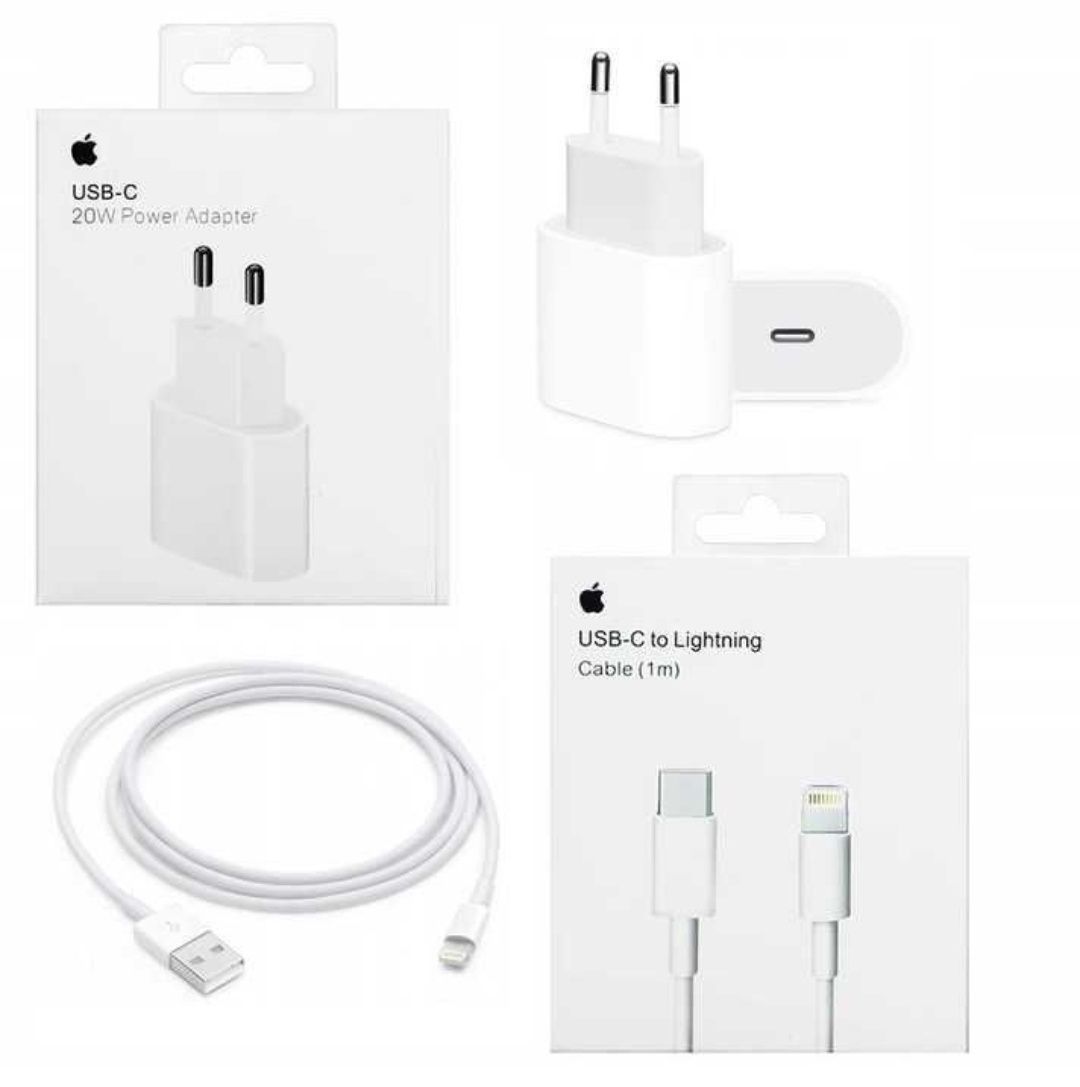 Nowy zestaw Ładowarka Apple 20W + kabel Apple USBC - lightning! ORYG.