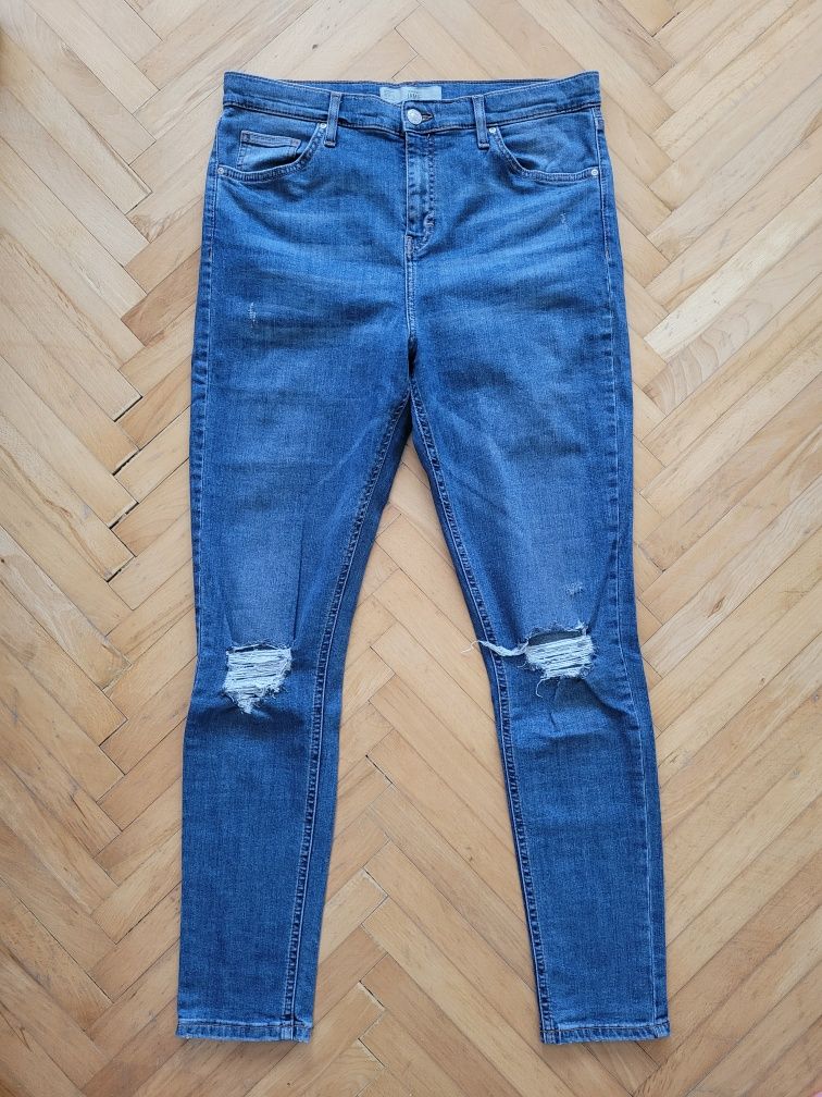 Spodnie dżinsowe firmy Top Shop Moto  Jamie roz W 34, L 34