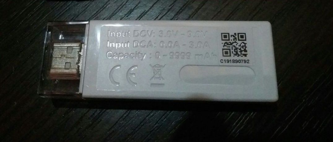 Тестер usb UNI-T UT658 ємності, струму, напруги, якості дроту - новий