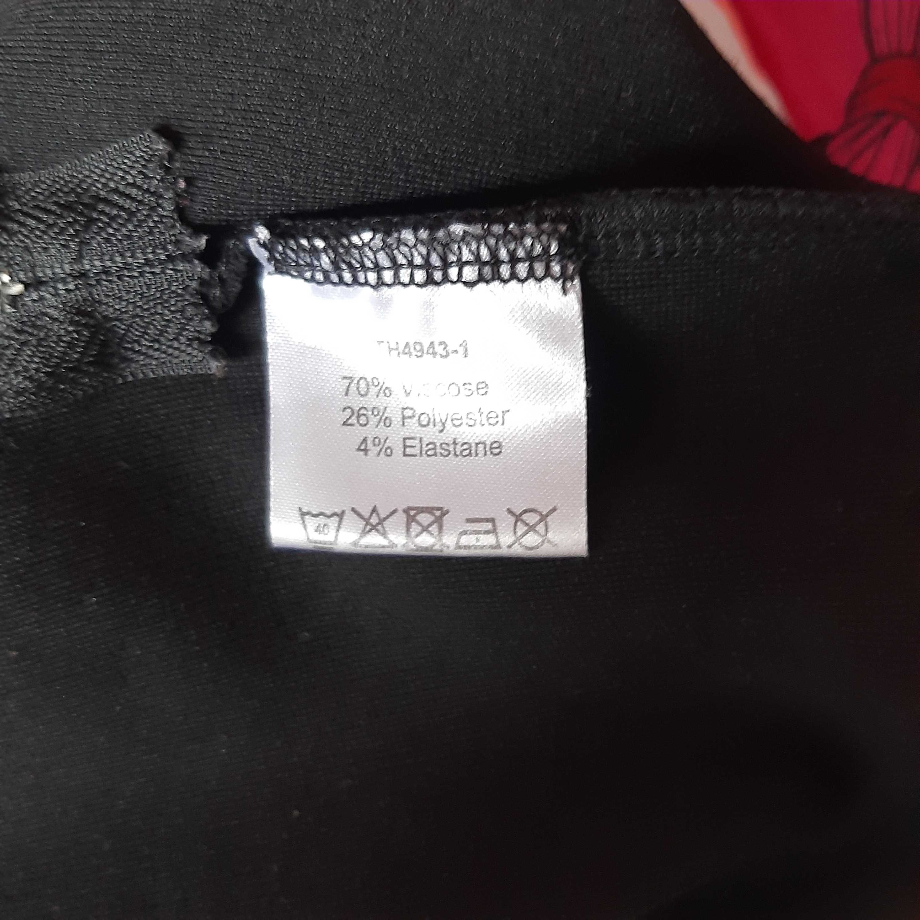 Czarna elegancka spódnica spódniczka ołówkowa biurowa wyższy stan L 40