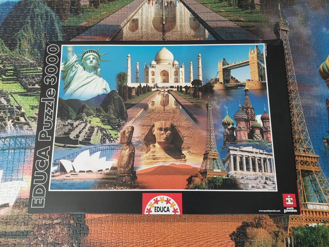 Puzzle Educa 3000 elementów World Collage