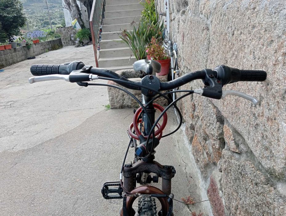 Bicicleta para mulher um criança