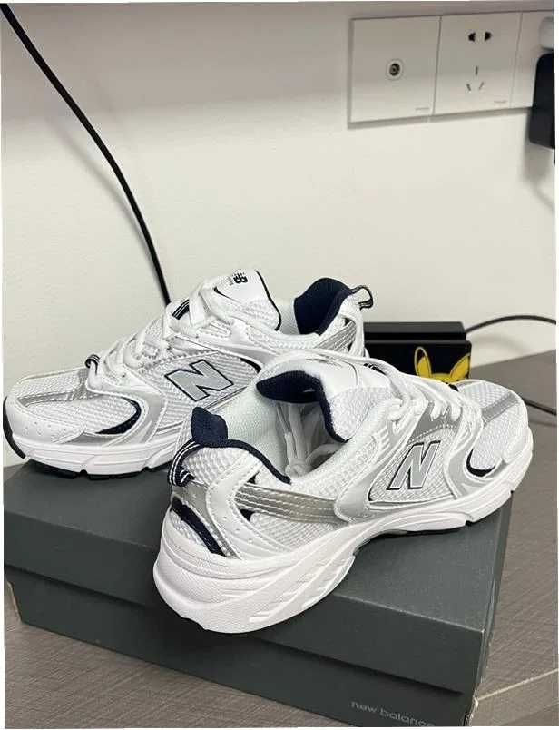 NOWE!!MęskieNew Balance 530ModnySneakersy WhitePociechaUnisex.41