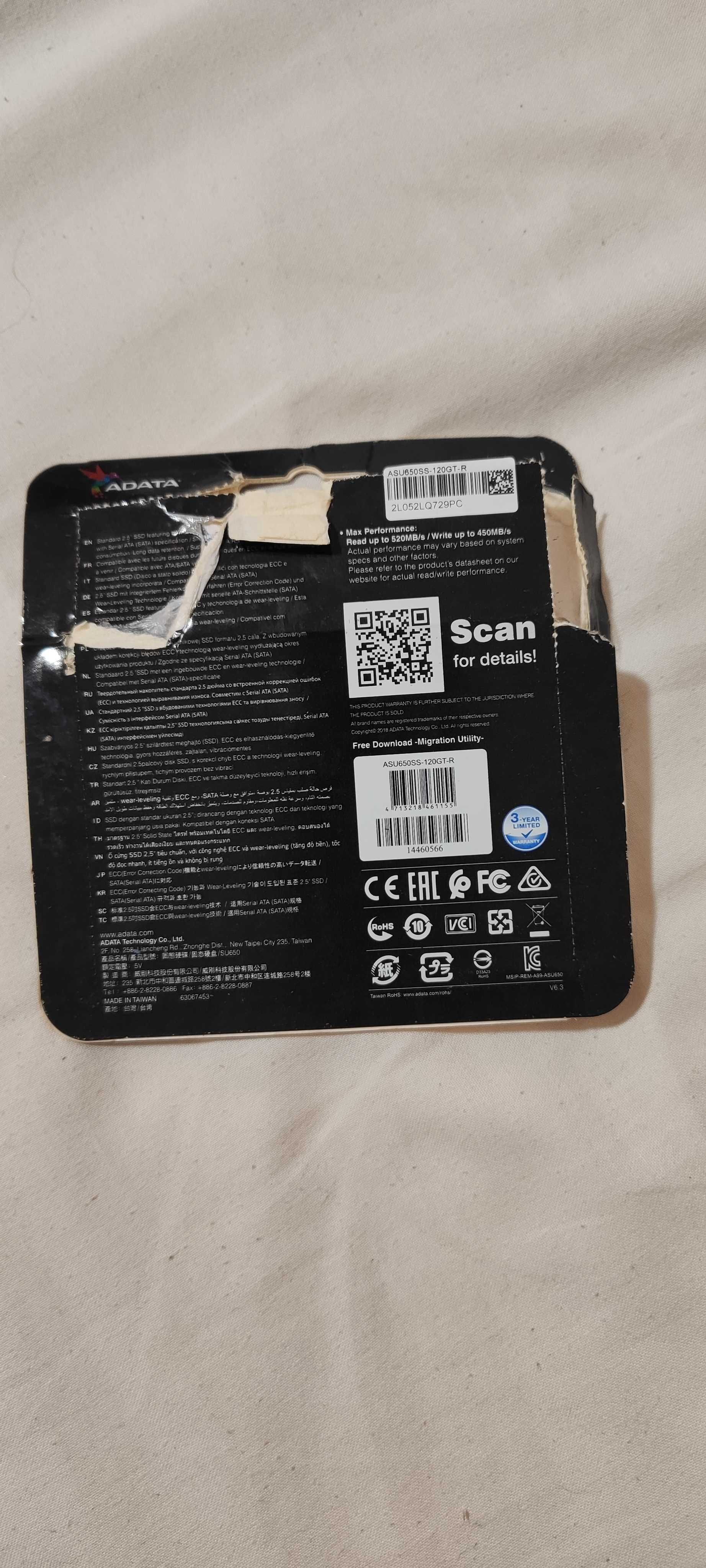 HD SSD 120gb adata