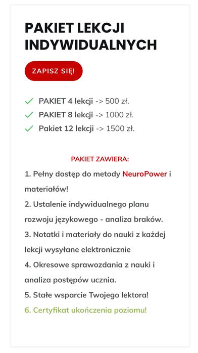 ANGIELSKI z lektorem - korepetycje i konwersacje - lekcje online