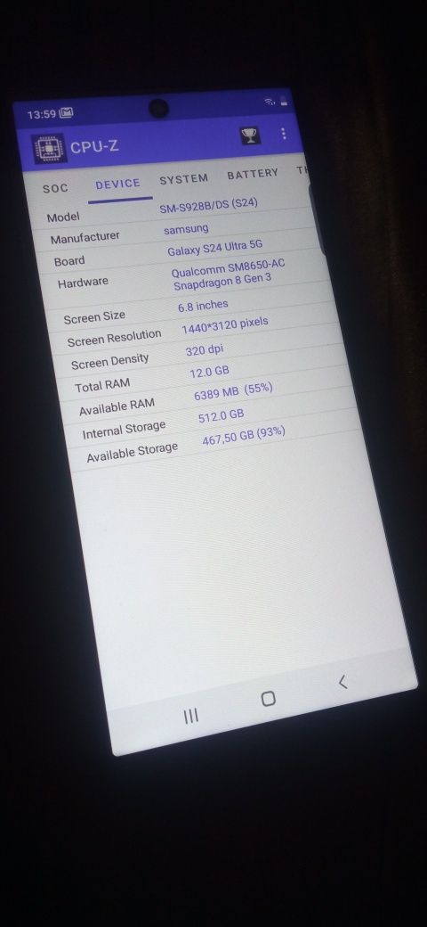 Samsung S24 ultra 5G 12/512 GB