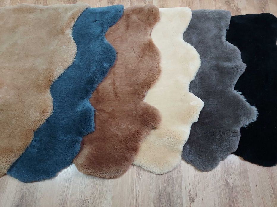 Australijska Skóra Owcza Naturalna Krótki Włos 6 Kolorów XXL