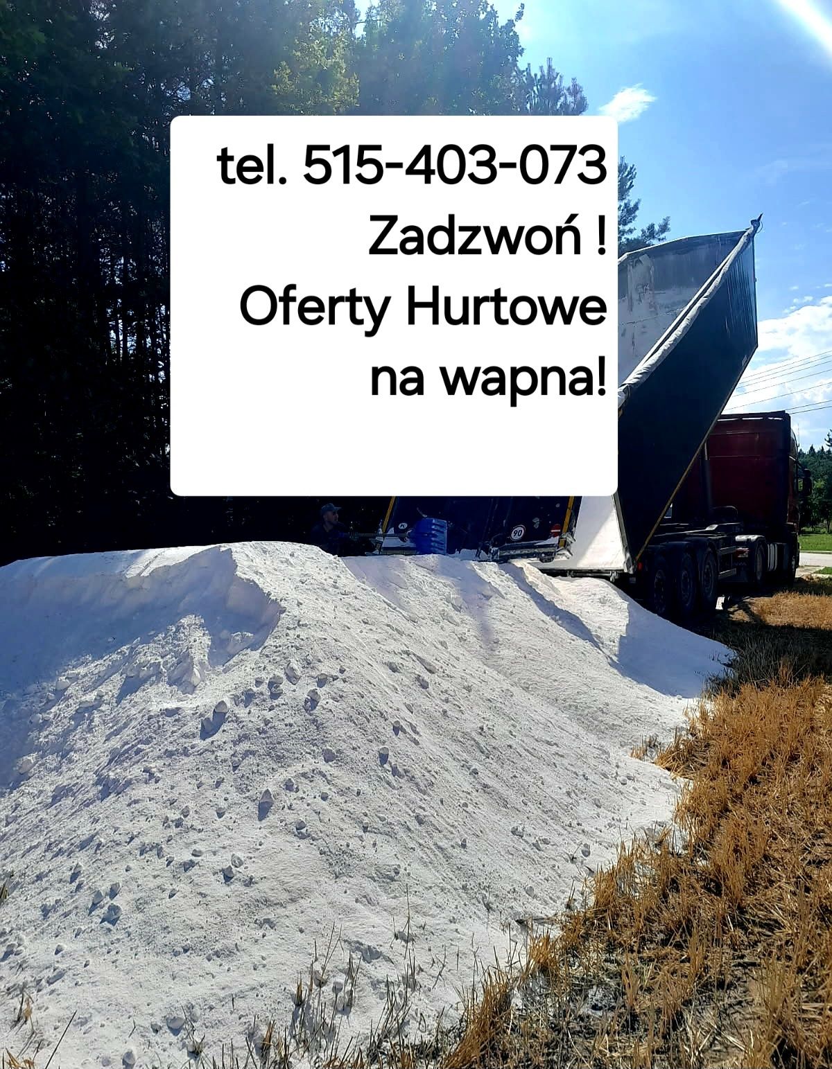 Wapno Nawozowe Magnezowe, Węglanowe, Kreda,-na Obfite Plony-Hurt-Atest