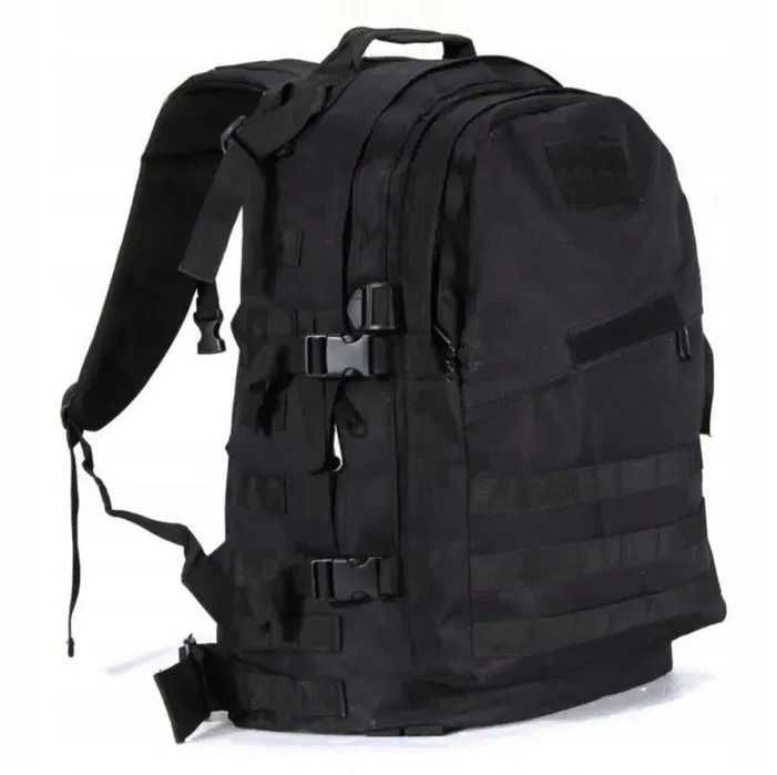 PLECAK WOJSKOWY TAKTYCZNY aż 45L Militarny Survival Black Wędkarski