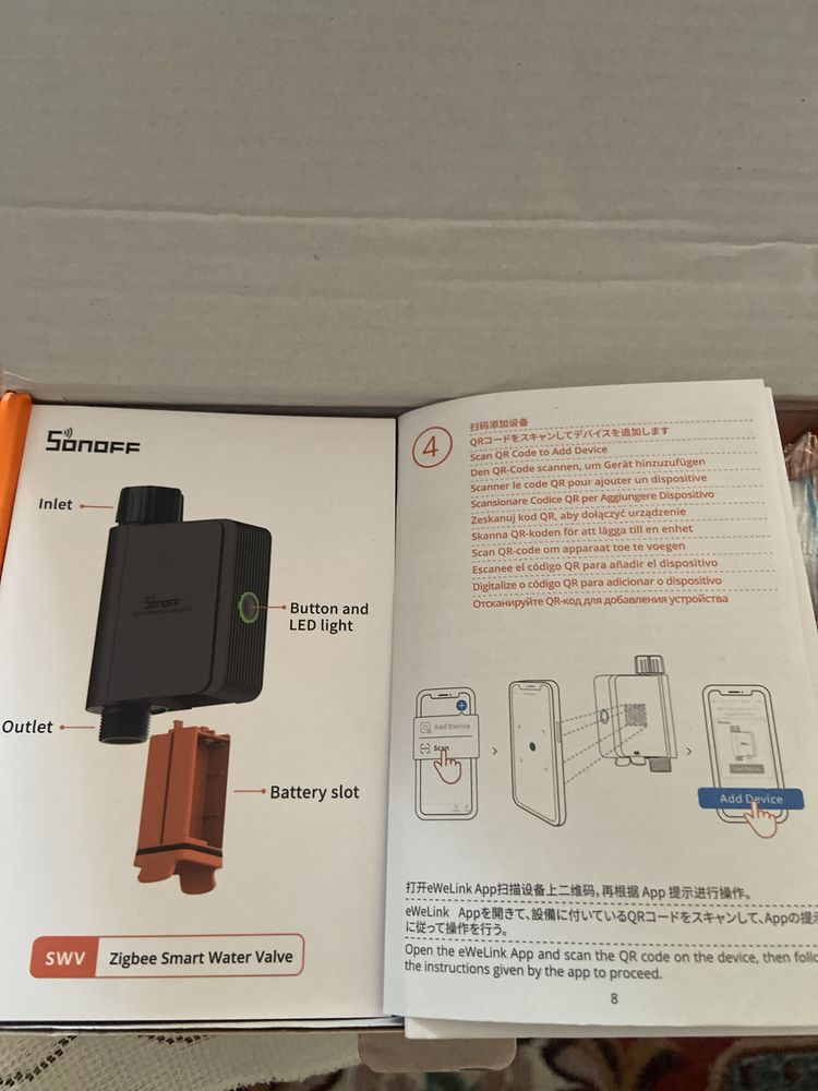 Zigbee smart water valve