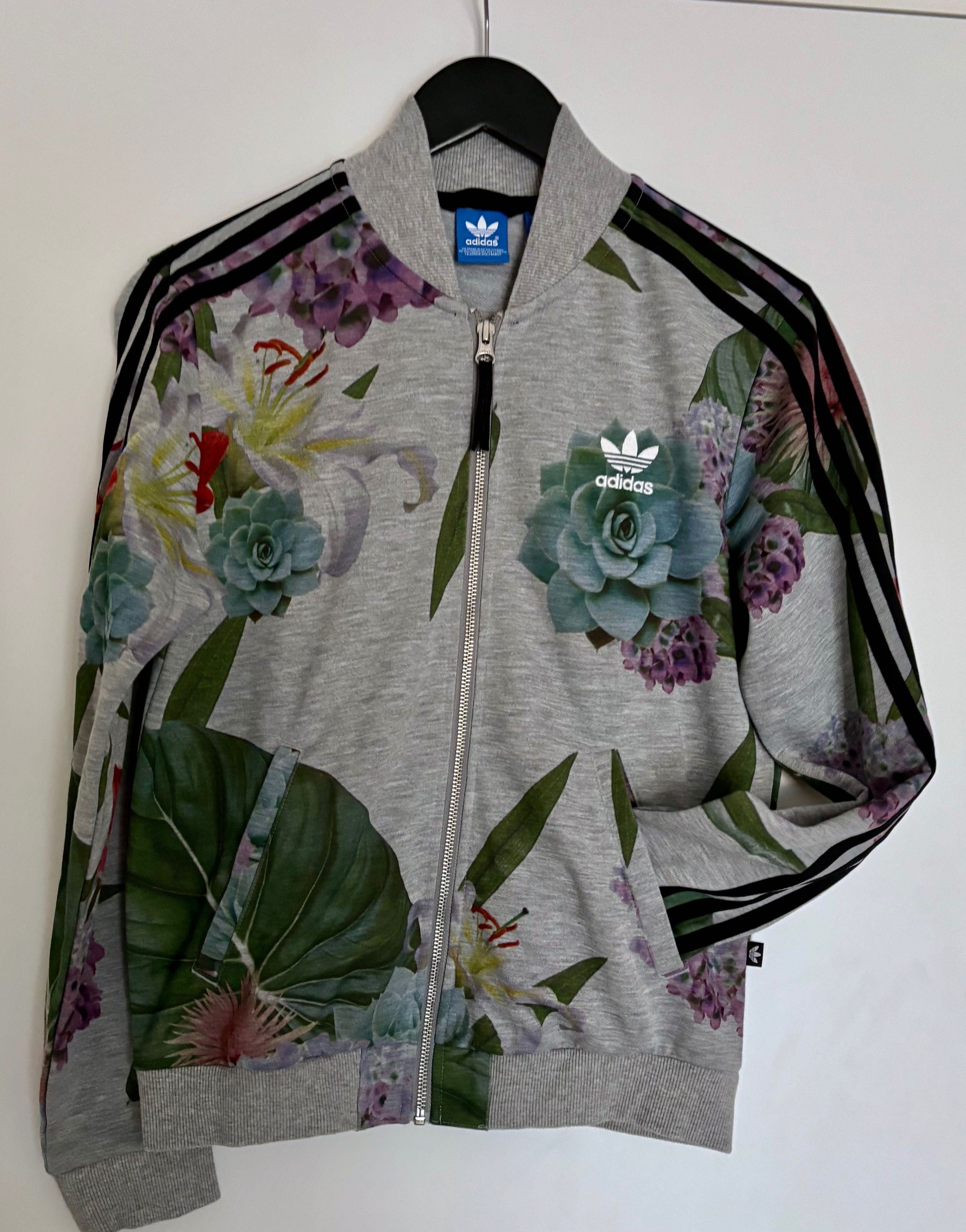 Bluza damska adidas kwiaty, kwiatowy print, wzór  rozmiar 36 38