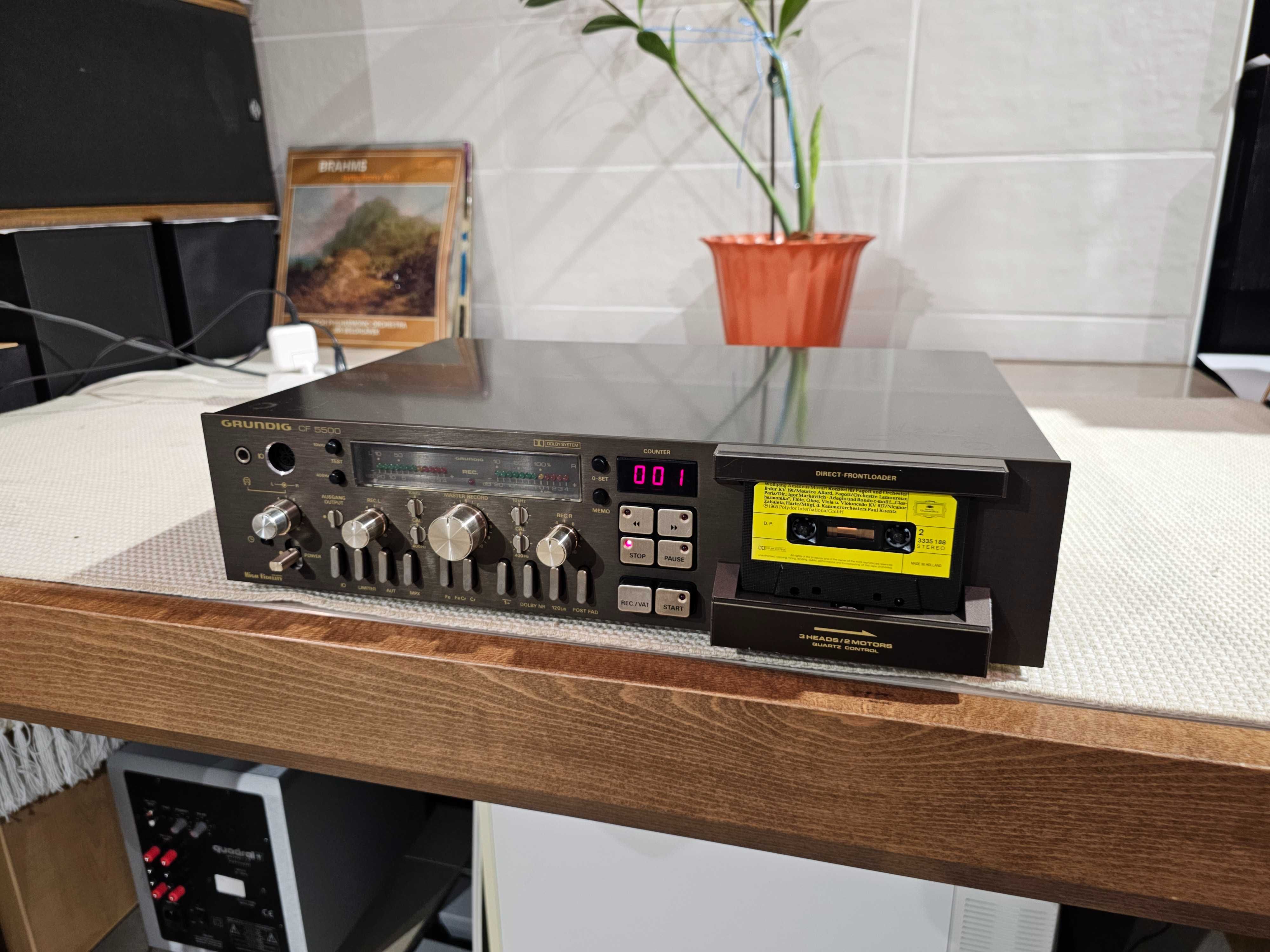 Касетна дека Grundig CF 5500 (3 Head, HQ, Made in Germany)