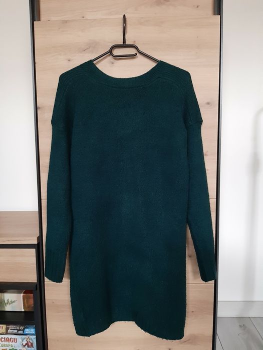 Zielony sweter/sukienka Reserved S/M