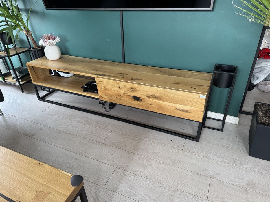 Szafka rtv debowa loft