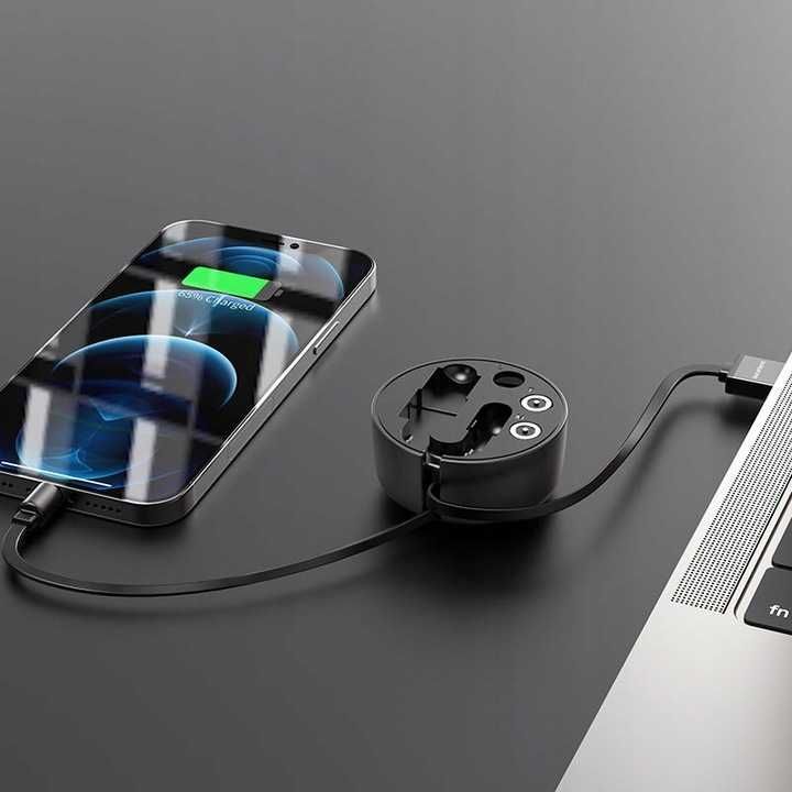 Kabel Magnetyczny 3w1 Micro USB/ Typ C/Lightning