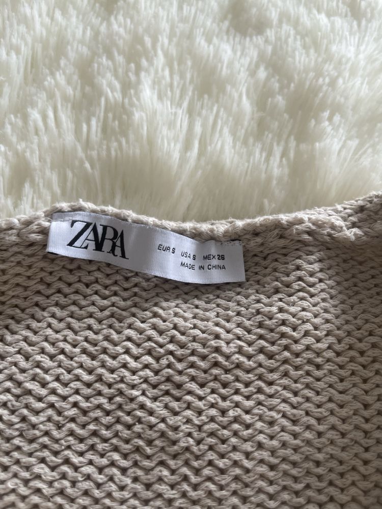 Кремова кофта zara