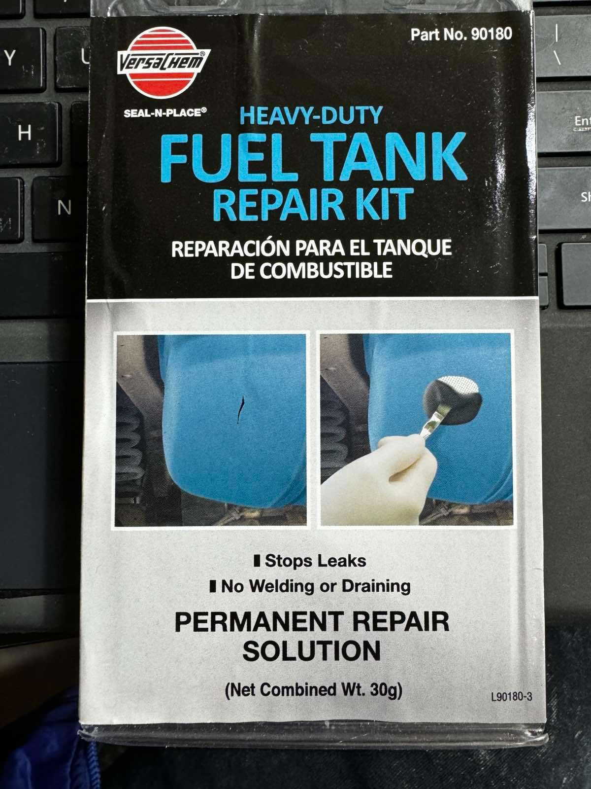 VersaChem Fuel Tank Repair герметик комплект для ремонту бензобака