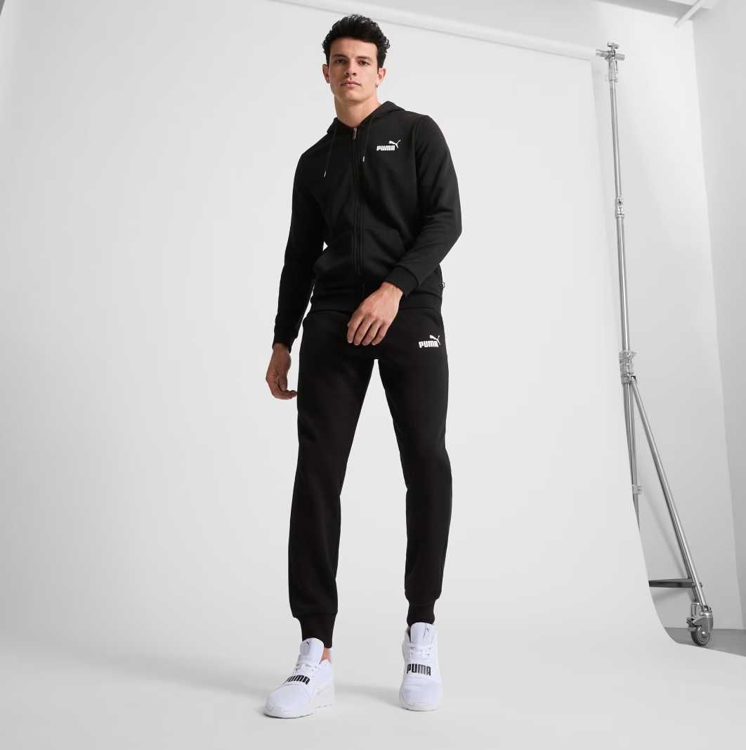 Чорні чоловічі штани puma essentials logo men's pants нові оригінал