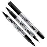 Marker CD dwustronny czarny (12szt) EASY Easy Stationery pudełko,7,