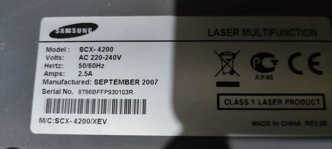 Принтер, сканер, МФУ лазерный Samsung SCX-4200