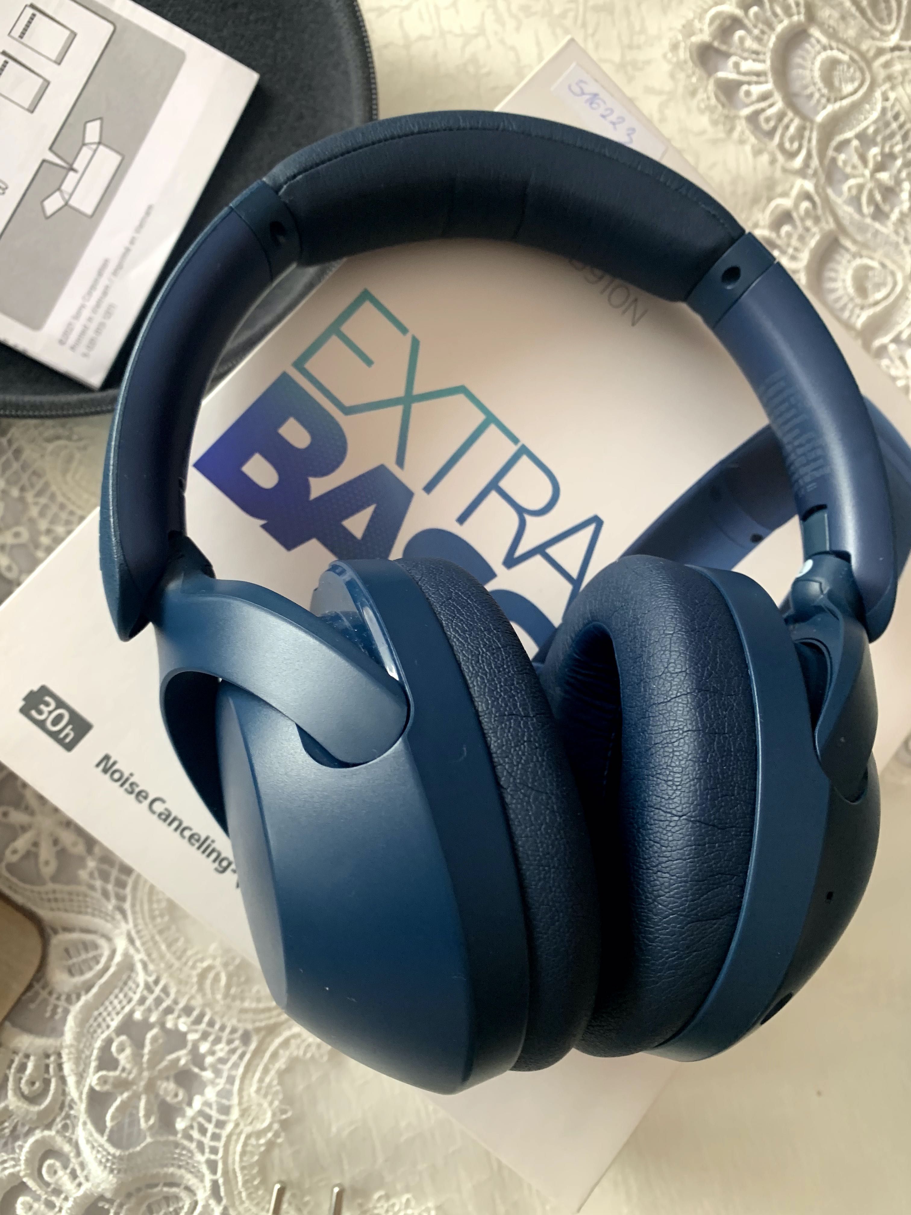 Słuchawki bezprzewodowe SONY WH-XB910N Extra Bass Niebieski