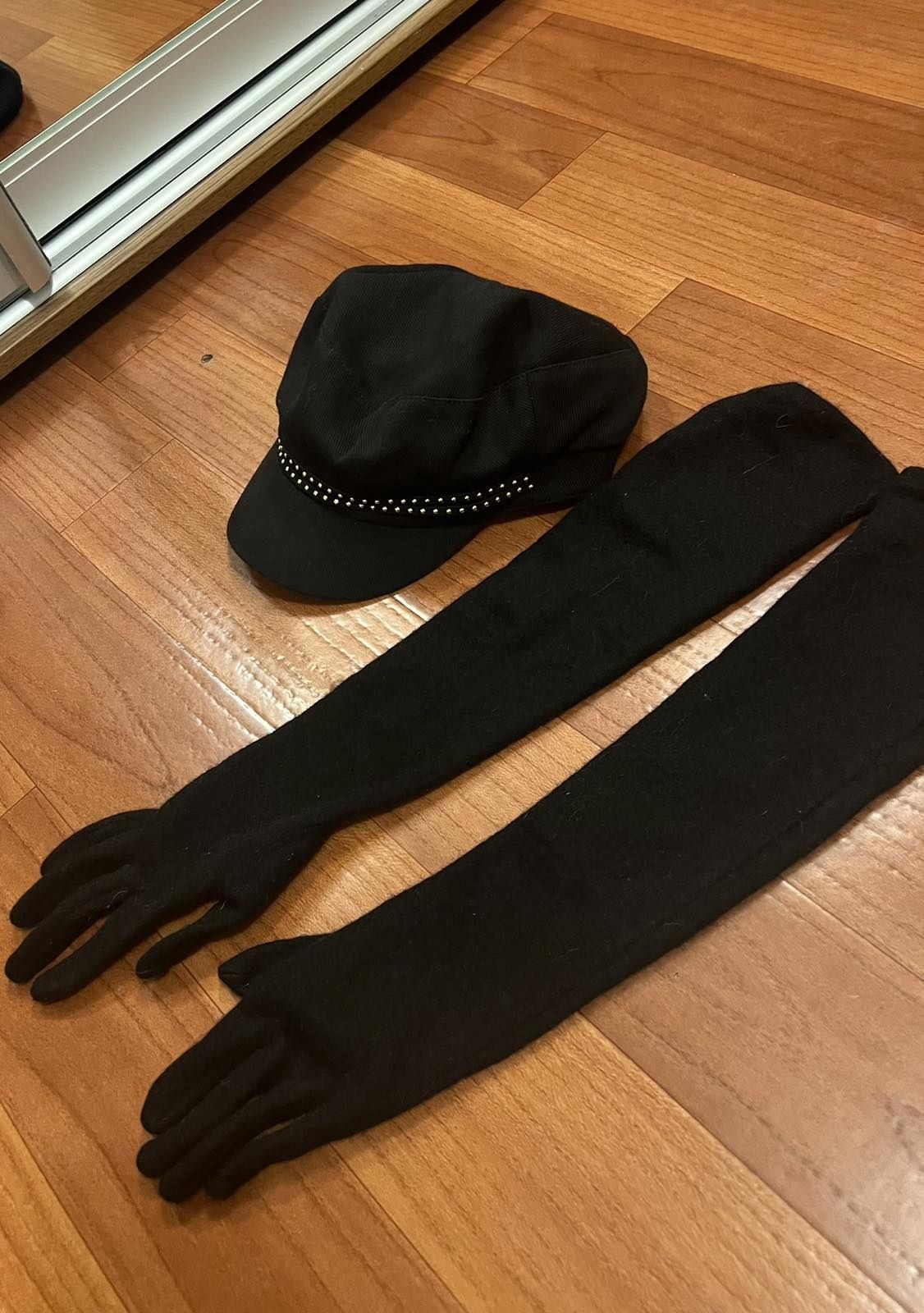 Комплект шапка рукавиці